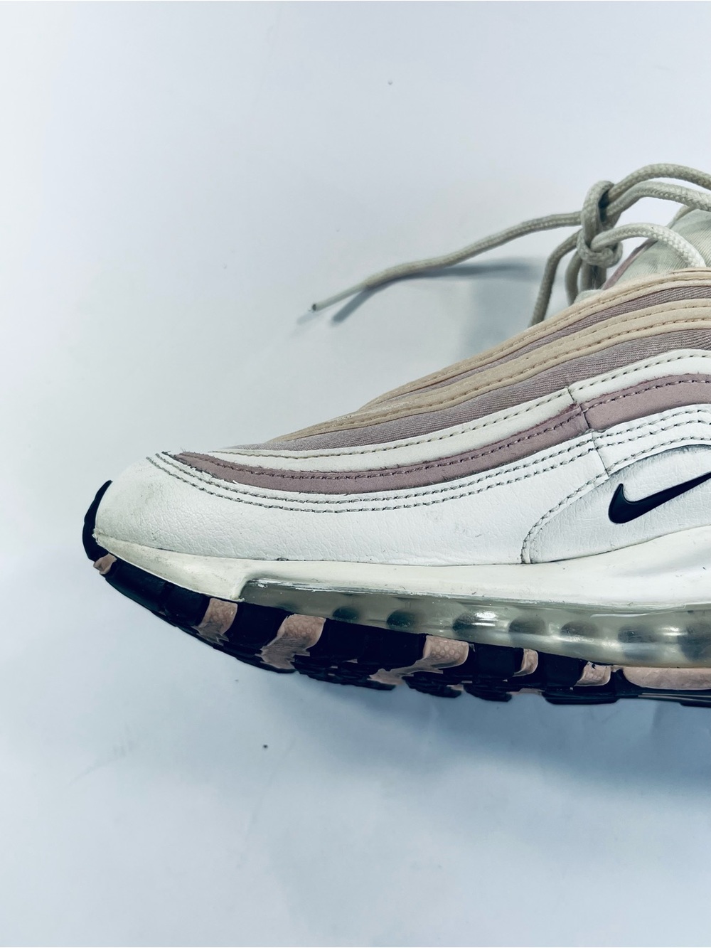 Nike Air Max 97’ Pink Cream Summit White #DA9325-100 Women’s Shoes Size:6.5 - Picture 8 of 15